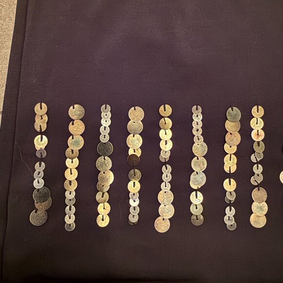 White House Black Market Embellished Black Bodycon Dress – XS - Picture 2 of 5